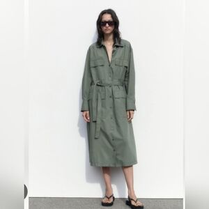 Zara Multi Position Shirt Dress